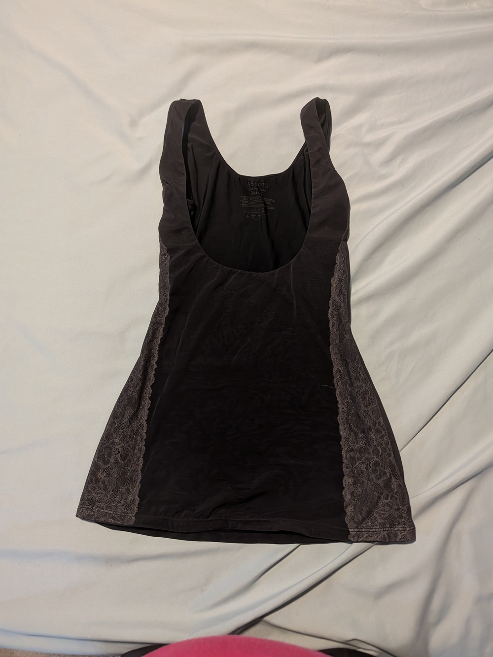 SPANX Black Lace-Trim Shaping Camisole